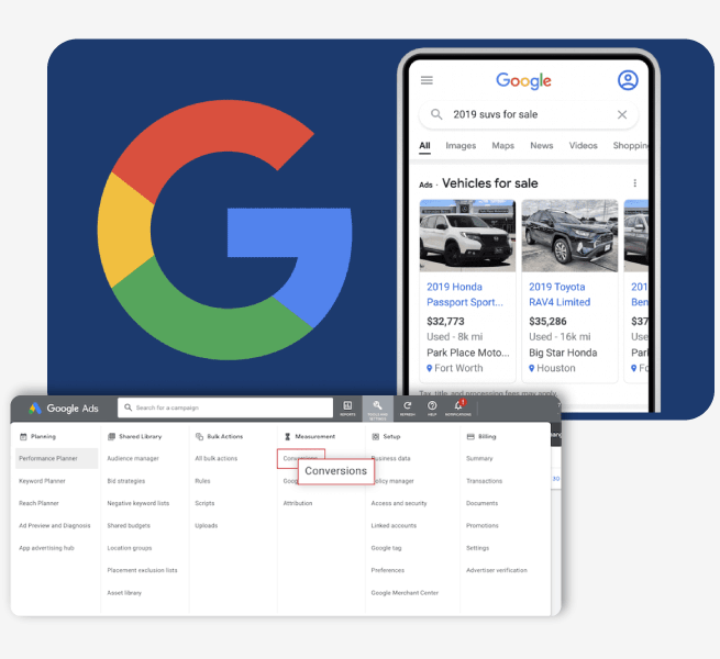 Google Vehicle Ads Overview. Carflowmedia: Webdesign und Digitales Marketing in der Automobilbranche